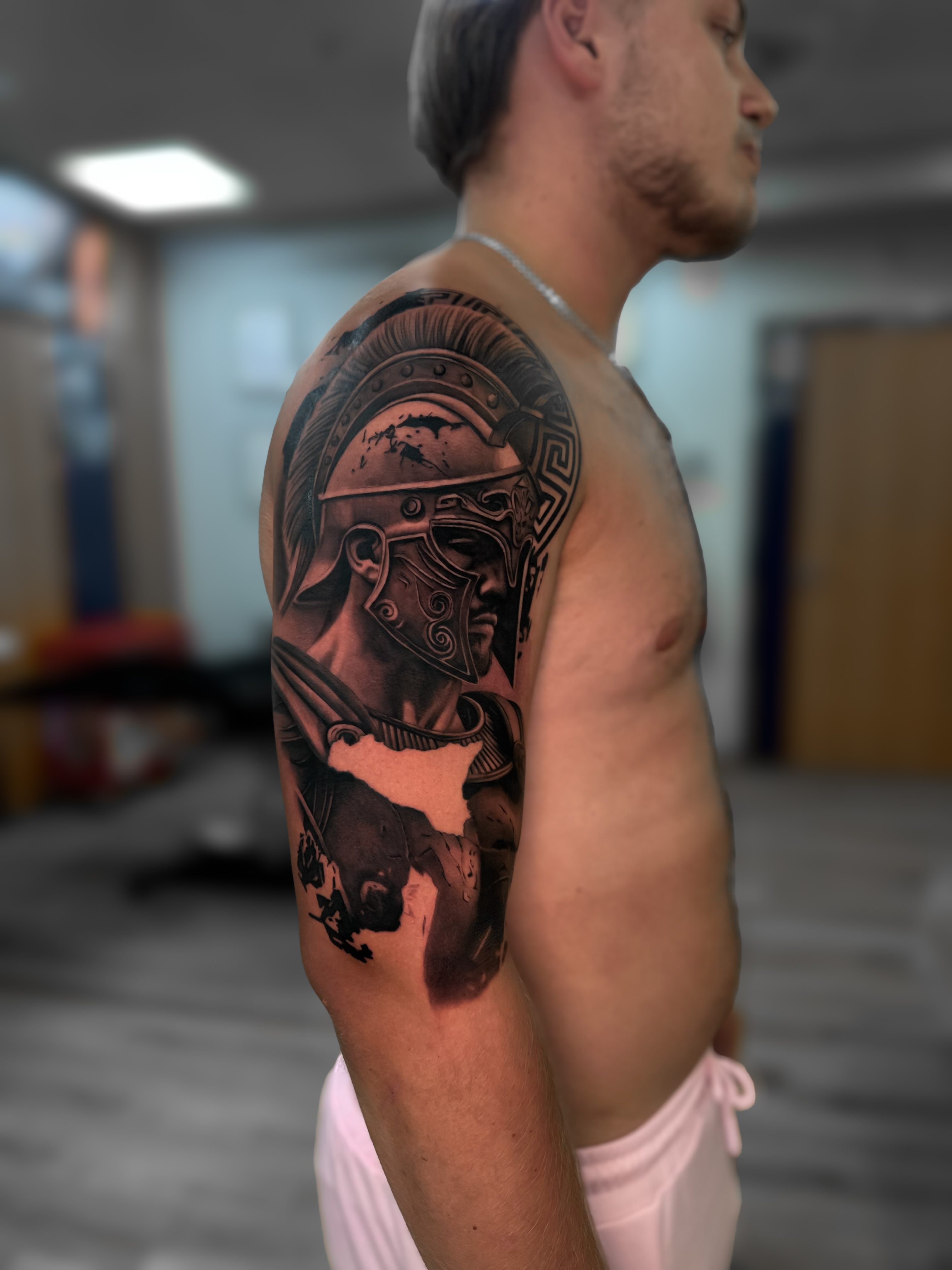 Realism B&G tattoo portfolio piece at Titans Legacy Ink