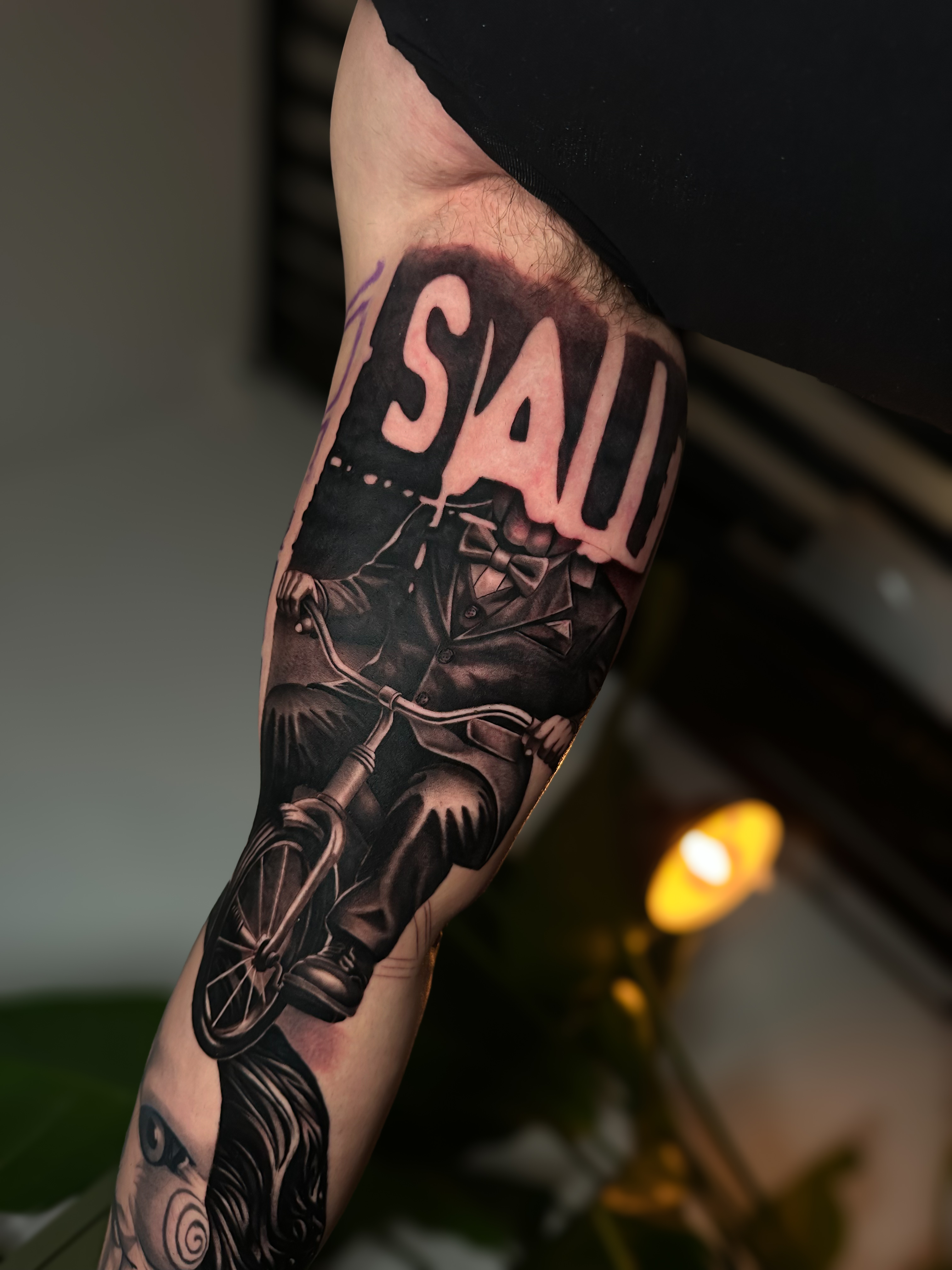 Realism B&G tattoo portfolio piece at Titans Legacy Ink