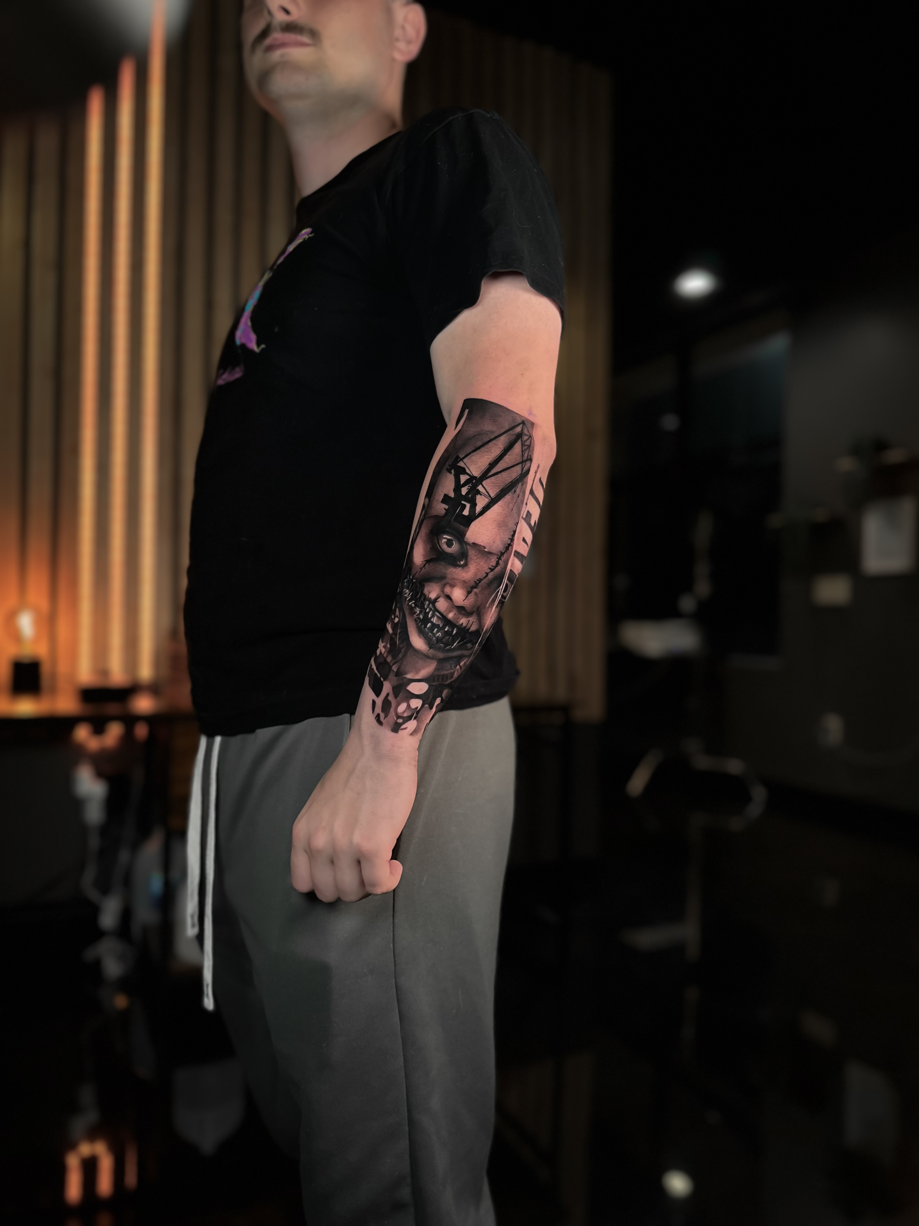Realism B&G tattoo portfolio piece at Titans Legacy Ink