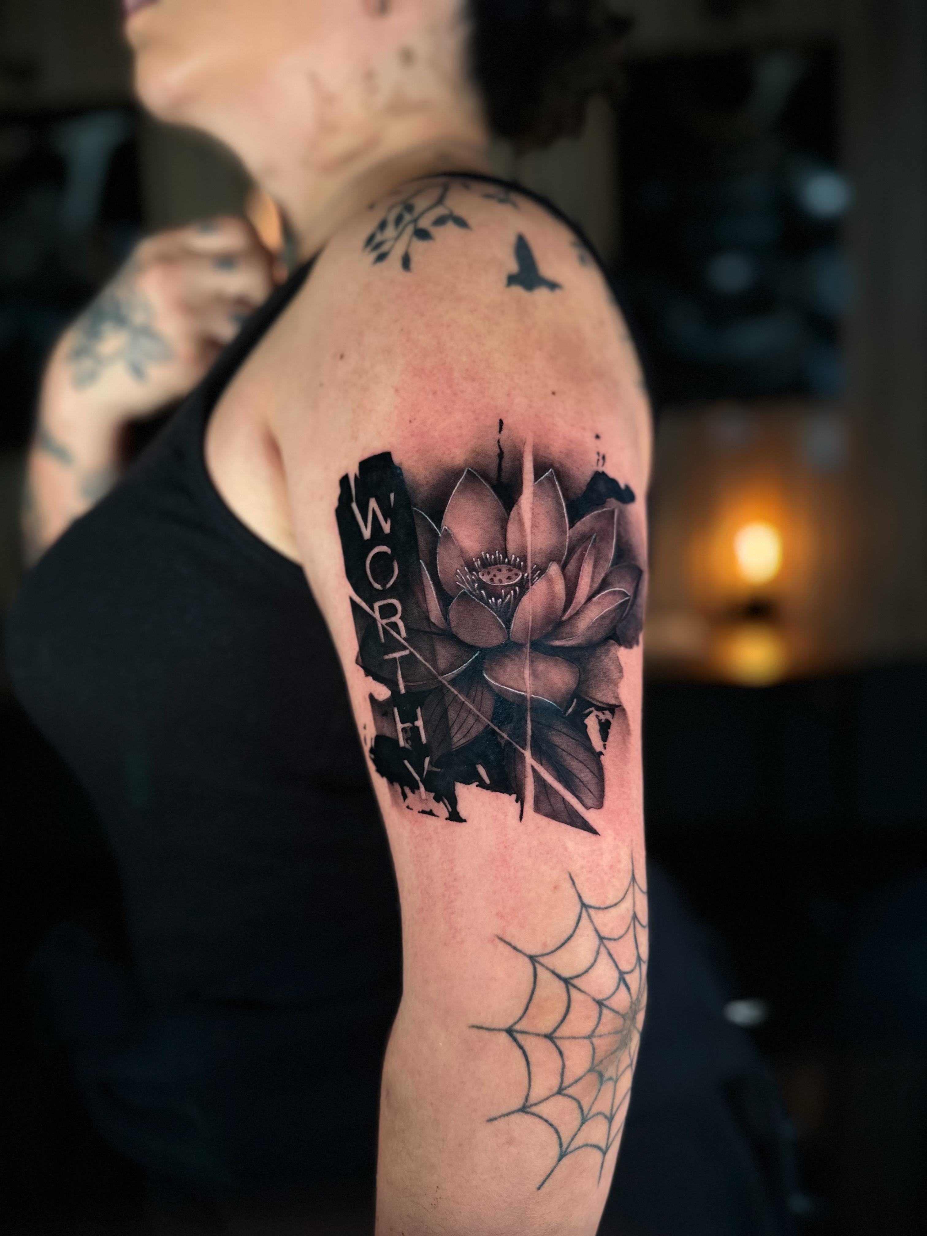 Realism B&G tattoo portfolio piece at Titans Legacy Ink