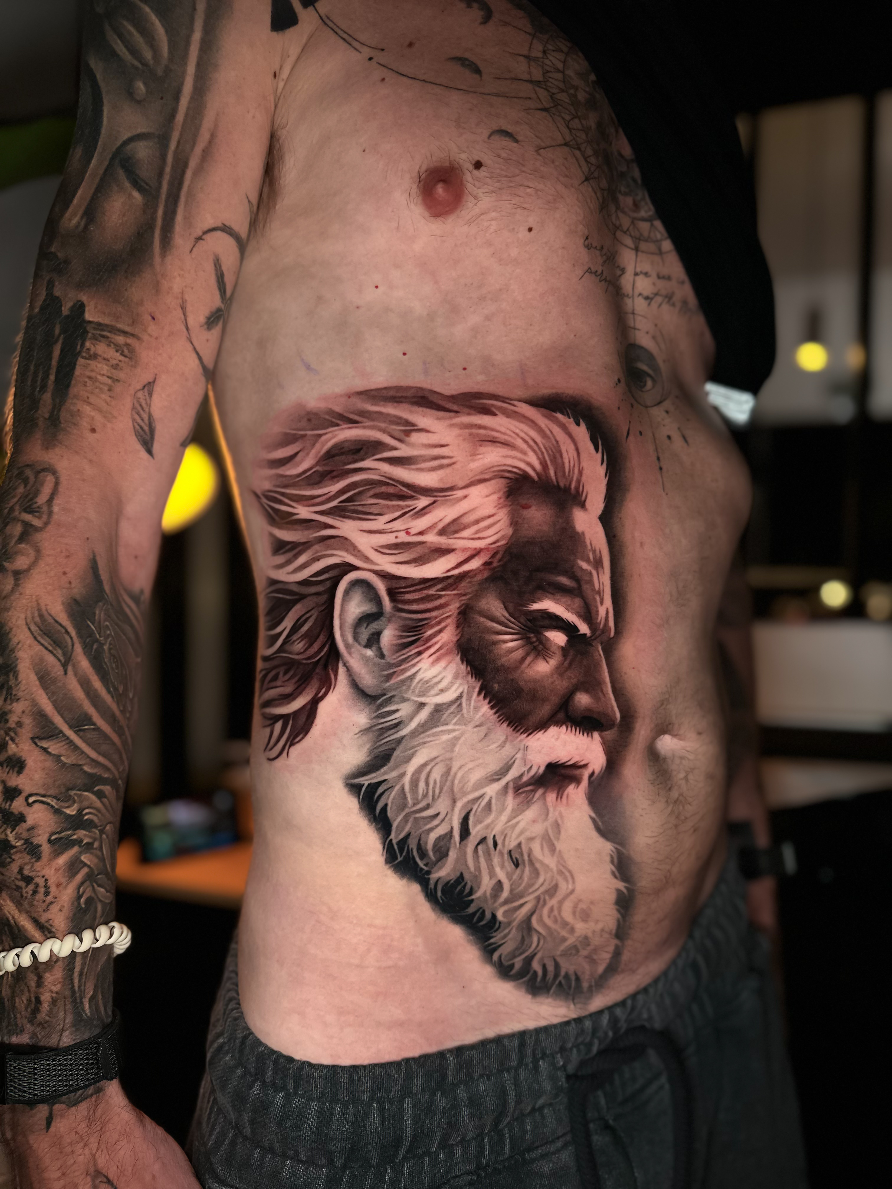 Realism B&G tattoo portfolio piece at Titans Legacy Ink