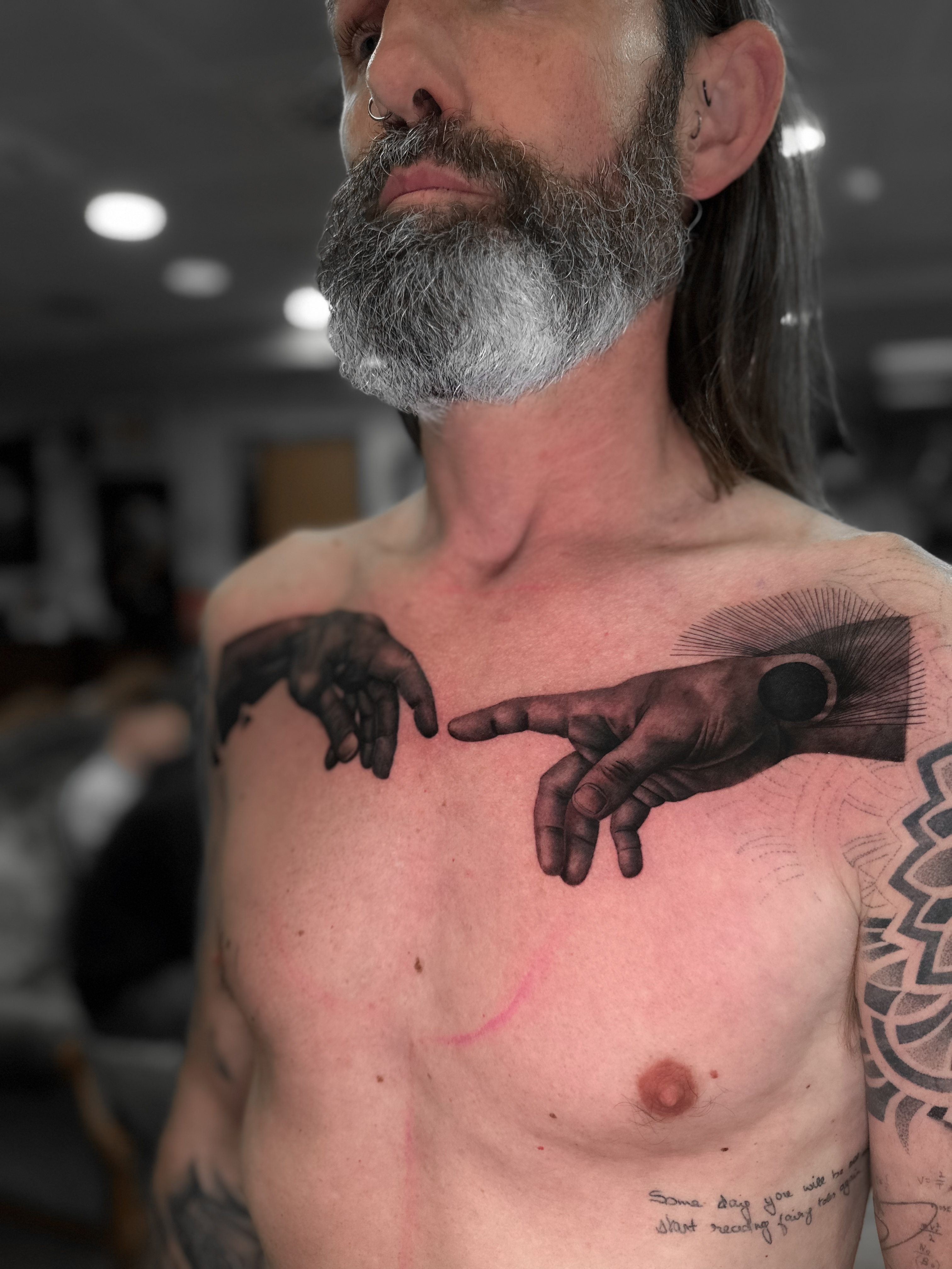 Realism B&G tattoo portfolio piece at Titans Legacy Ink