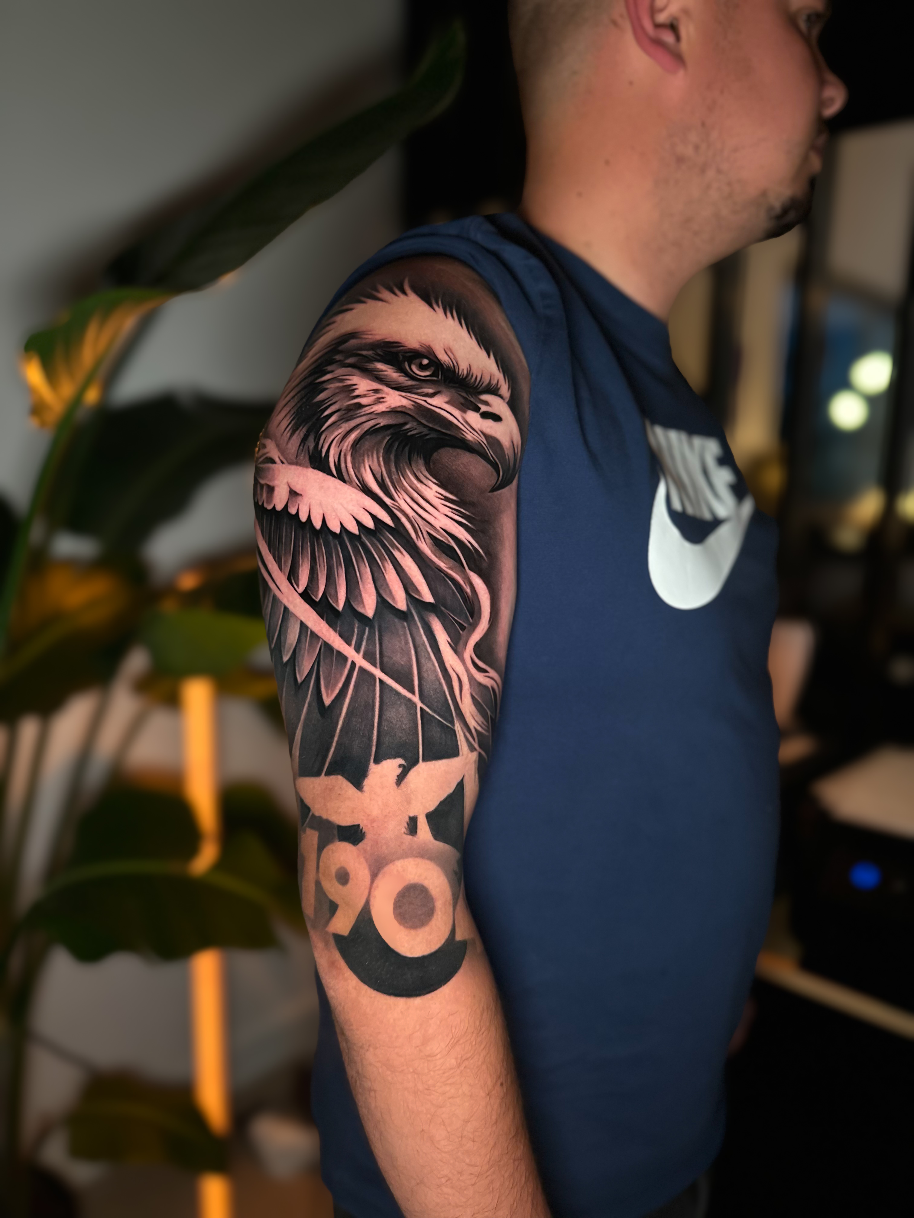 Realism B&G tattoo portfolio piece at Titans Legacy Ink
