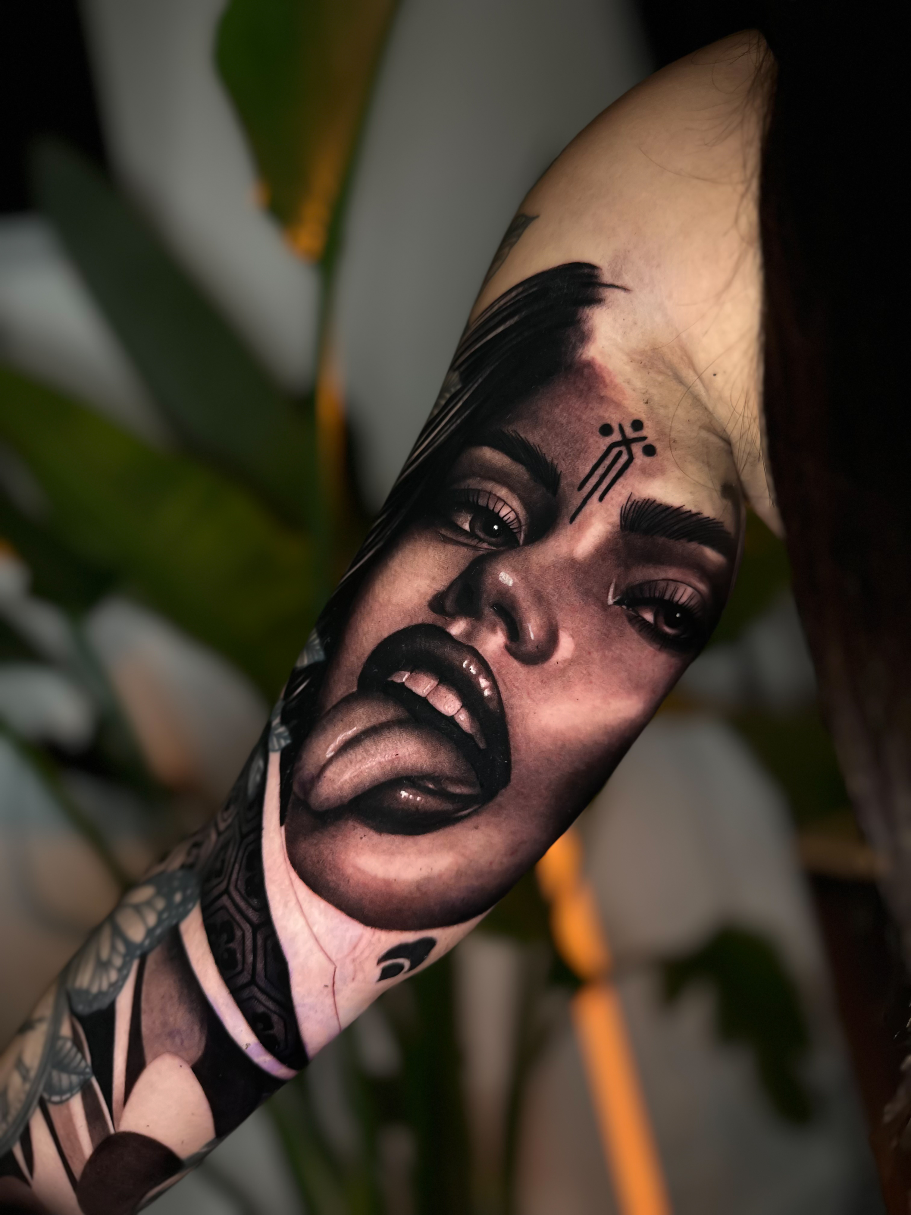 Realism B&G tattoo portfolio piece at Titans Legacy Ink