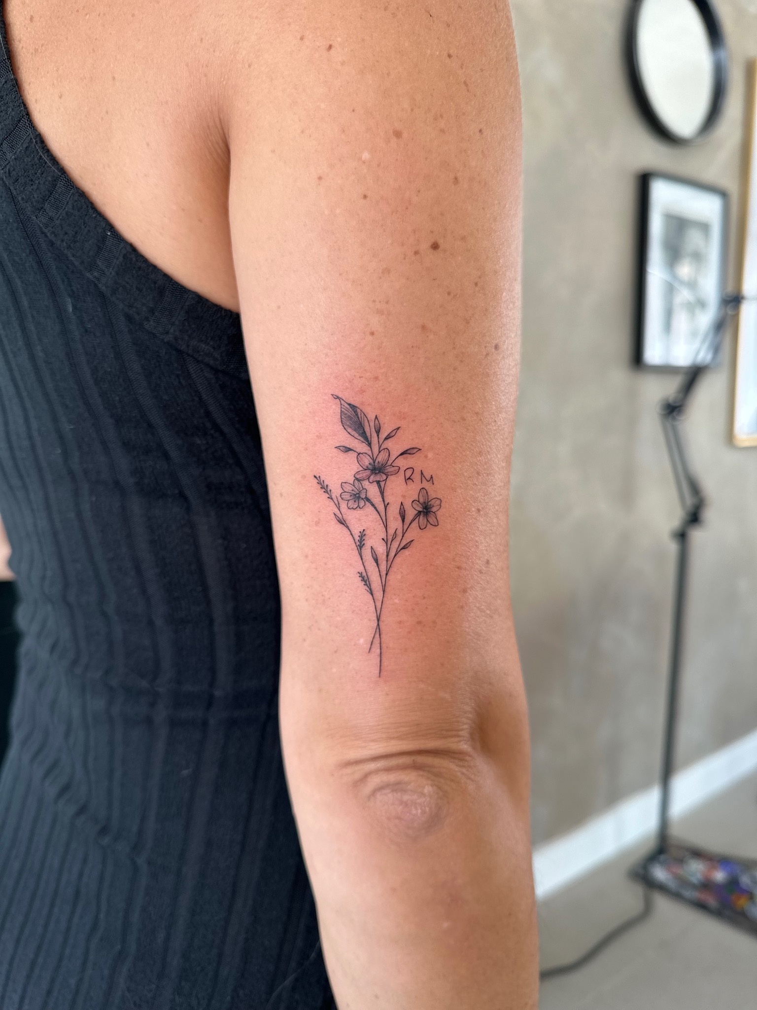 Fine line tattoo portfolio piece at Titans Legacy Ink