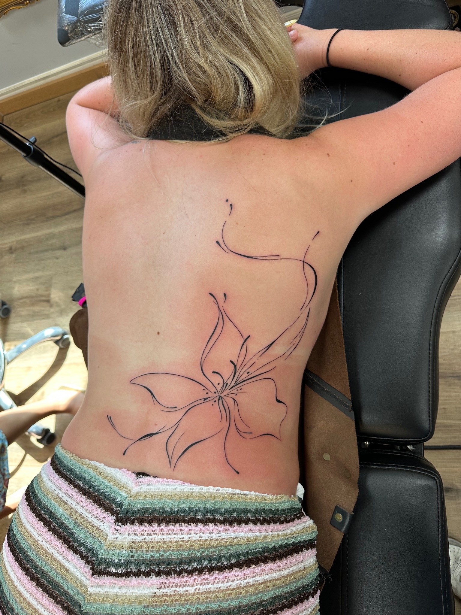 Fine line tattoo portfolio piece at Titans Legacy Ink