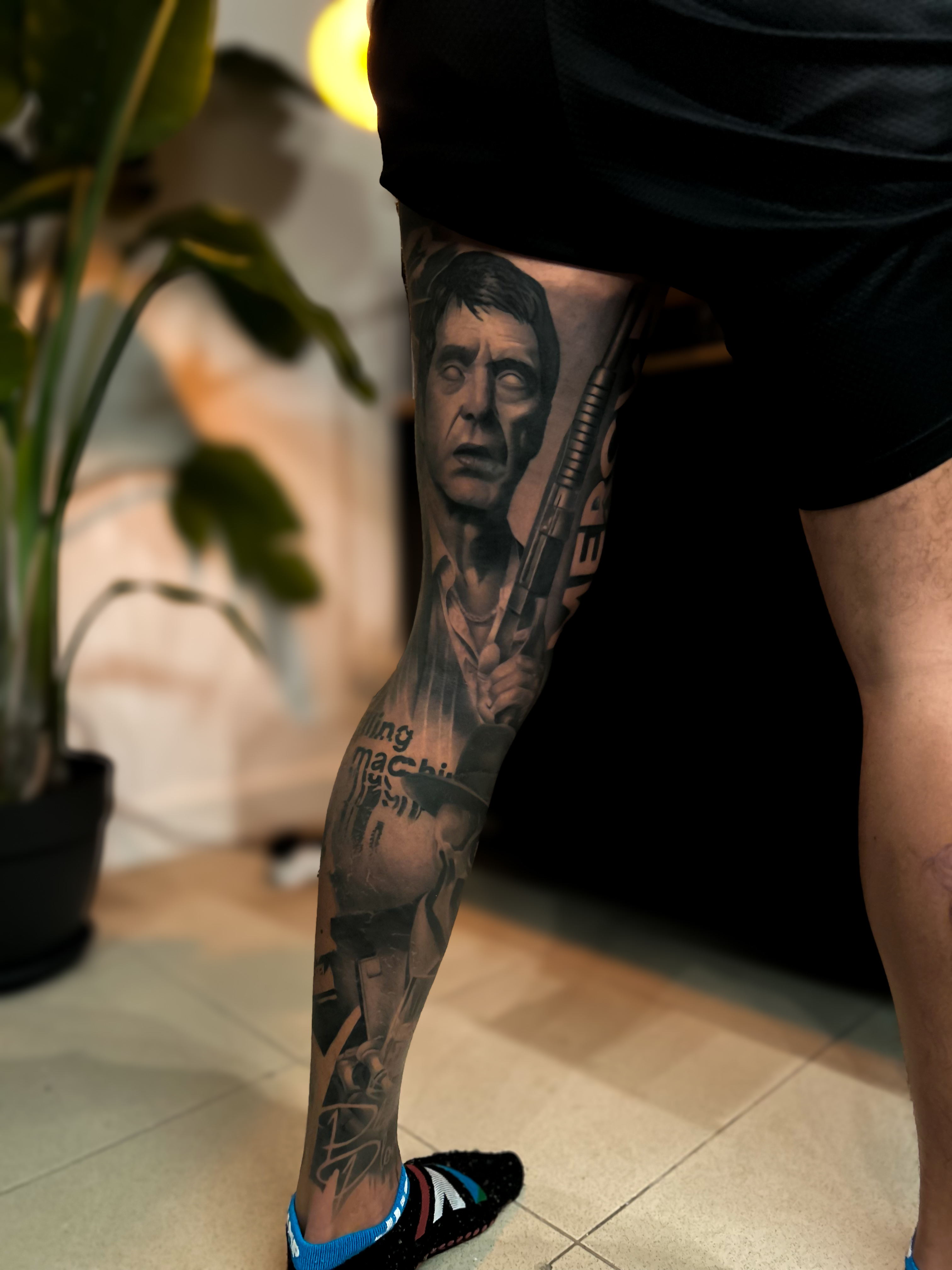 Large scale tattoo portfolio piece at Titans Legacy Ink